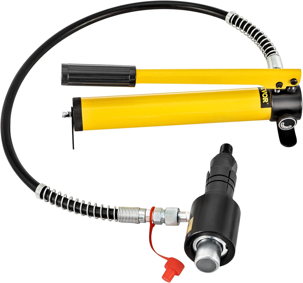 Hydraulic Exhaust Pipe Expander, 10 T Manual Pipe Stretcher with 4 Dies and 2 Storing Case Q13649