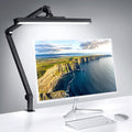LED Desk Lamp with Clamp, Dimmable Swing Arm, 4 Color Modes S9654