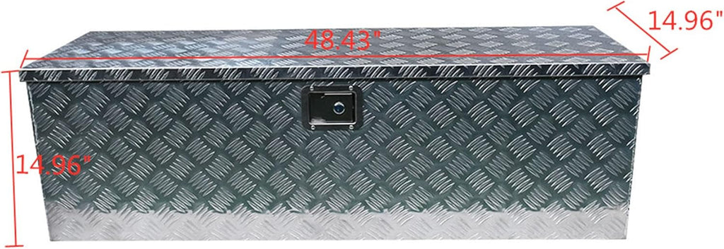 Aluminum Trailer Tongue Tool Box with Lock & Keys K496