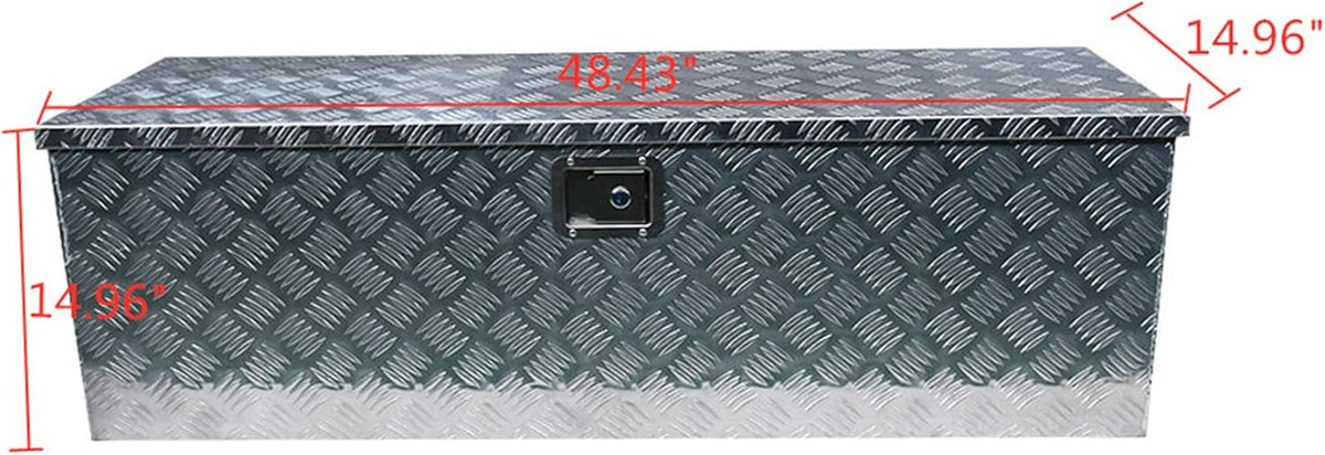 Aluminum Trailer Tongue Tool Box with Lock & Keys K496