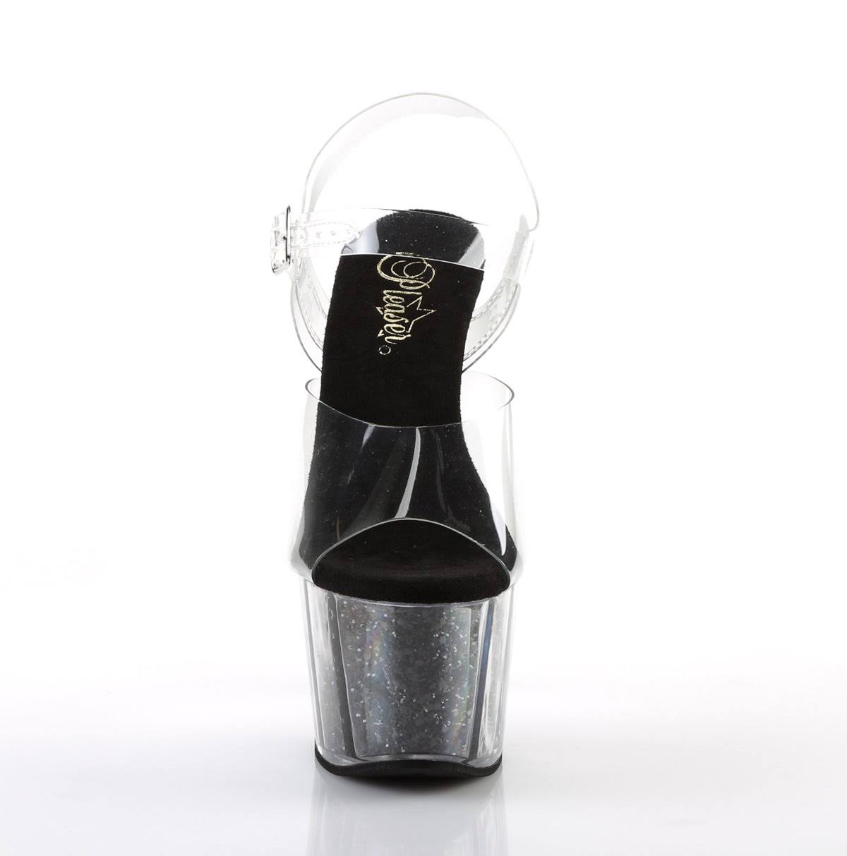 Clear Silver Glitter Inserts P4041