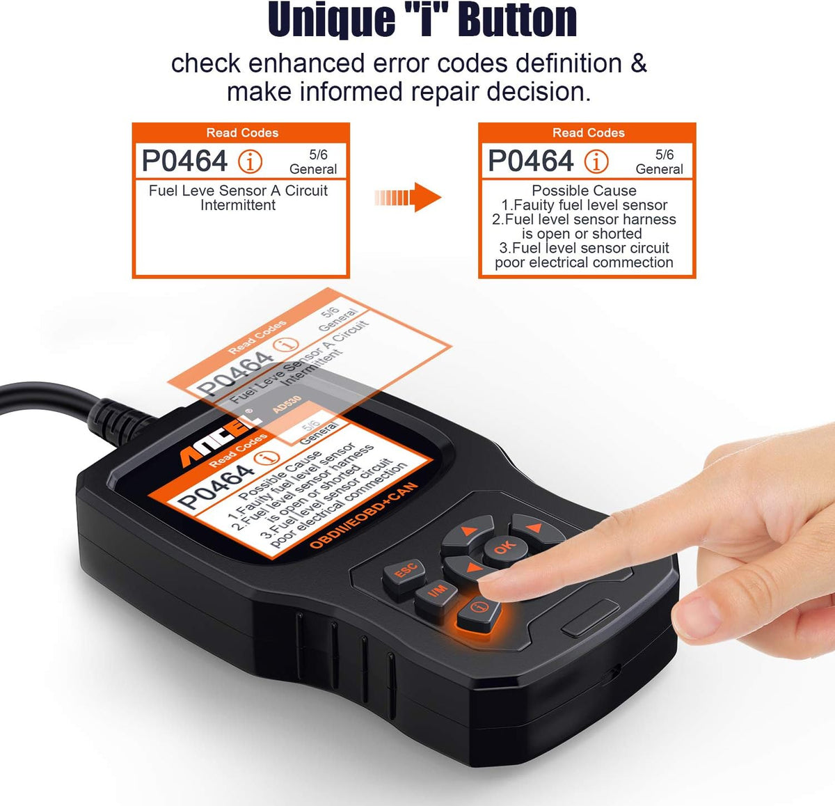 OBD2 Scanner Car Code Reader Diagnostic Scan Tool Pack of 2 O542242