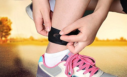 Soft Adjustable Wear Ankle Strap Band with Mesh Pouch C80841