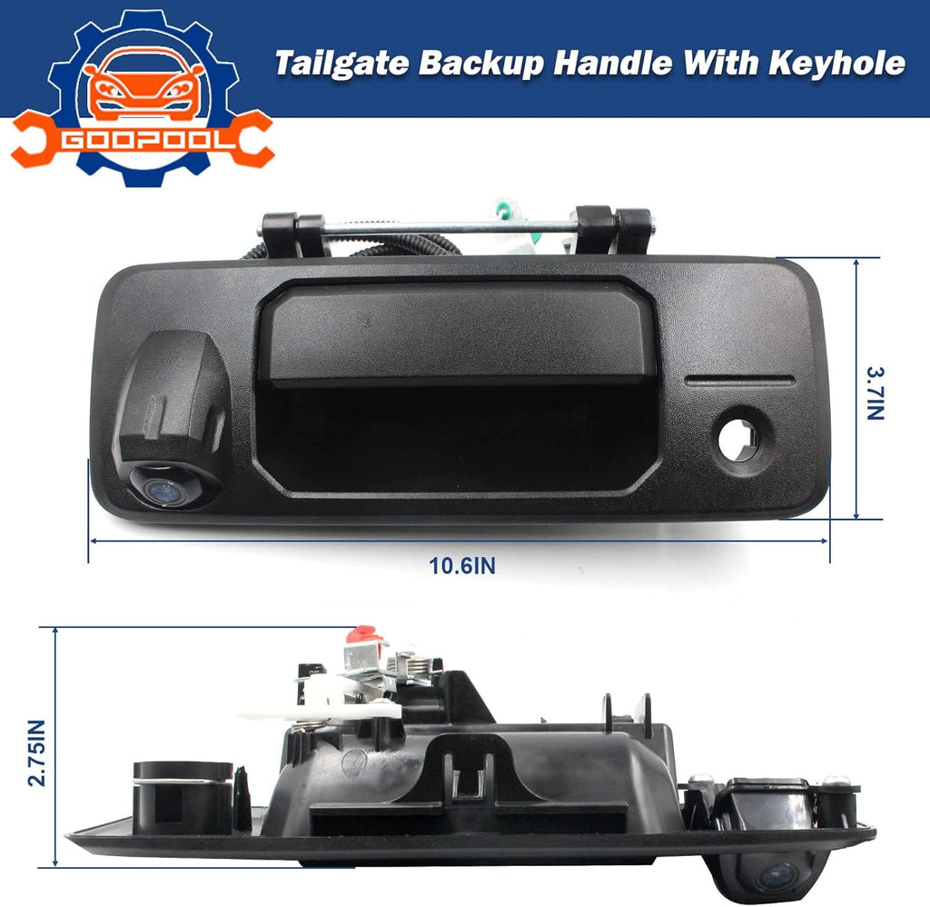 Tailgate Backup Camera Rear View Handle V2175