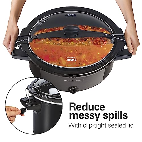6-Quart Black Portable Slow Cooker F63156