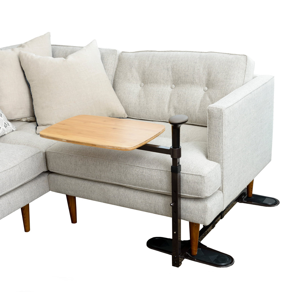 Adjustable Swivel TV Table with Stand Assist Handle U845
