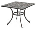 Shiny Copper Cast Aluminum Dining Table O796