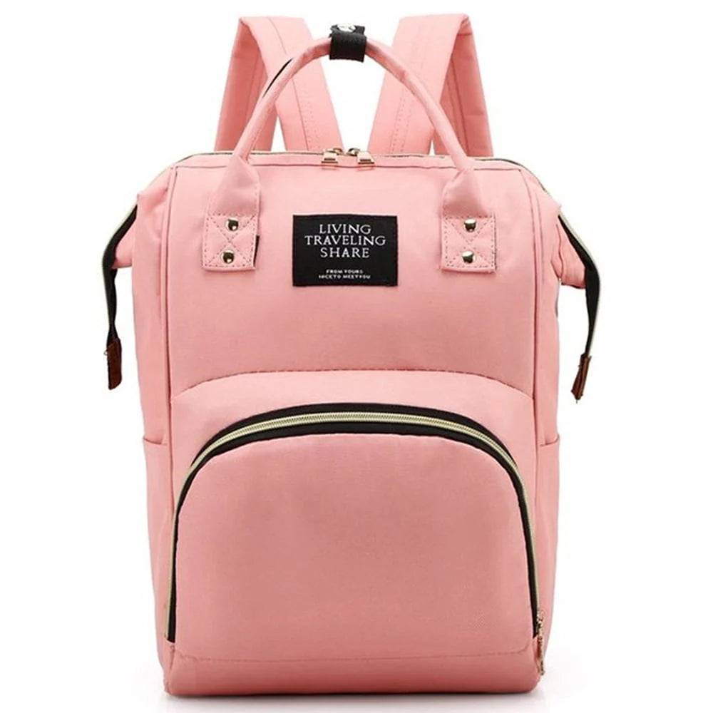 Diaper Bag Backpack with Insulated Pockets I4686