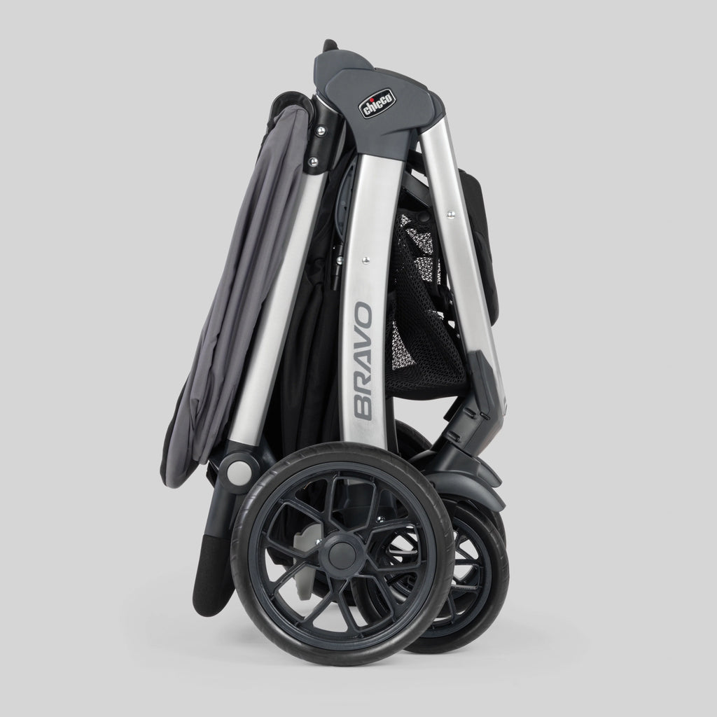 Grey Stroller with Infant Car Seat B198