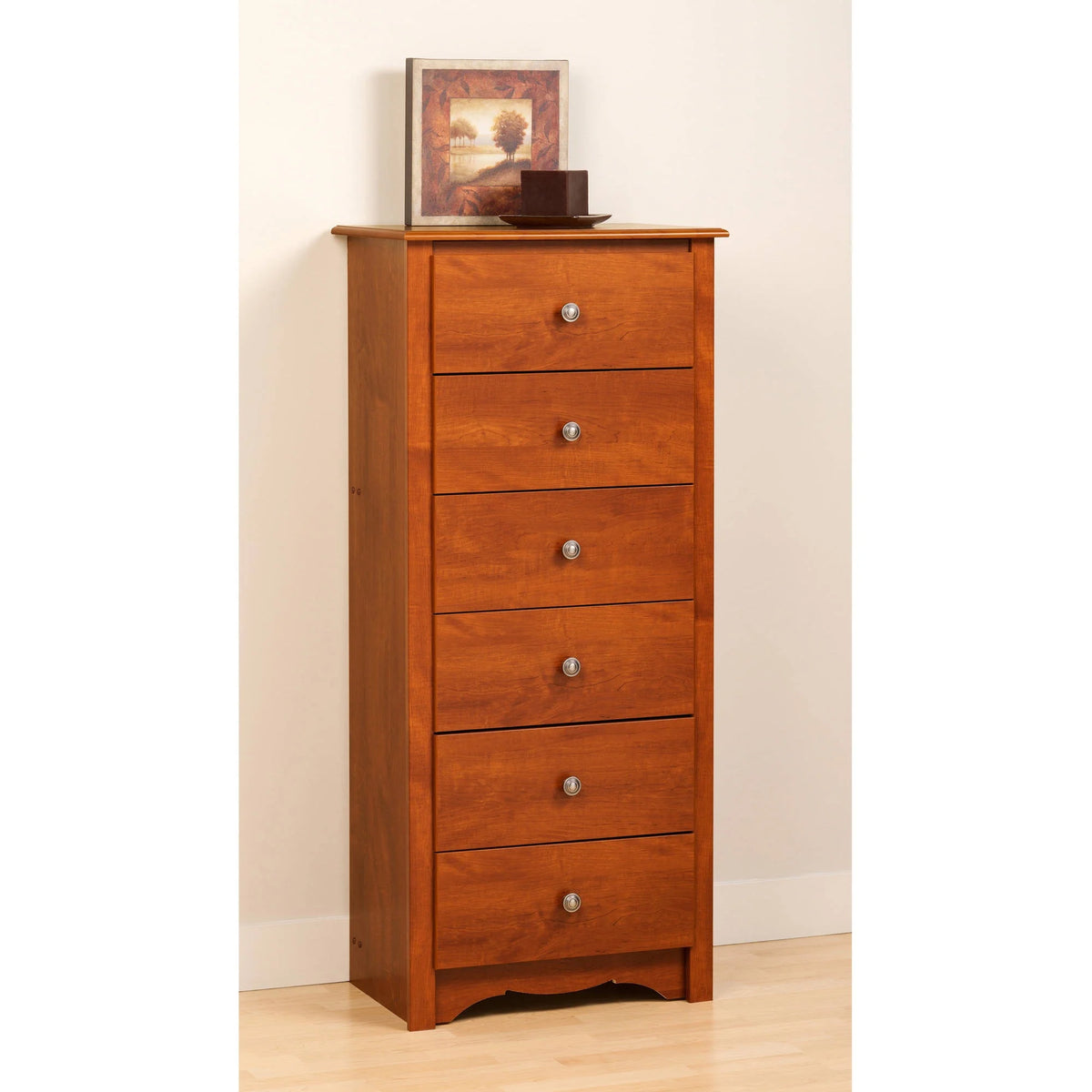 Cherry 6 Drawer Chest T5631