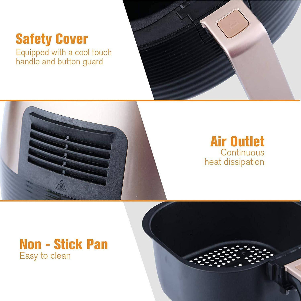5.8 qt Electric Air Fryer A26128