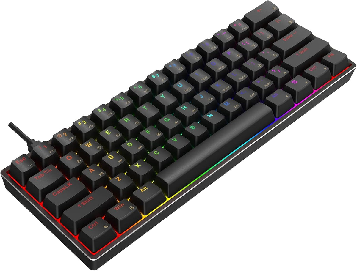 61 Keys Aluminum Case Hot Swappable Mechanical Keyboard L2248