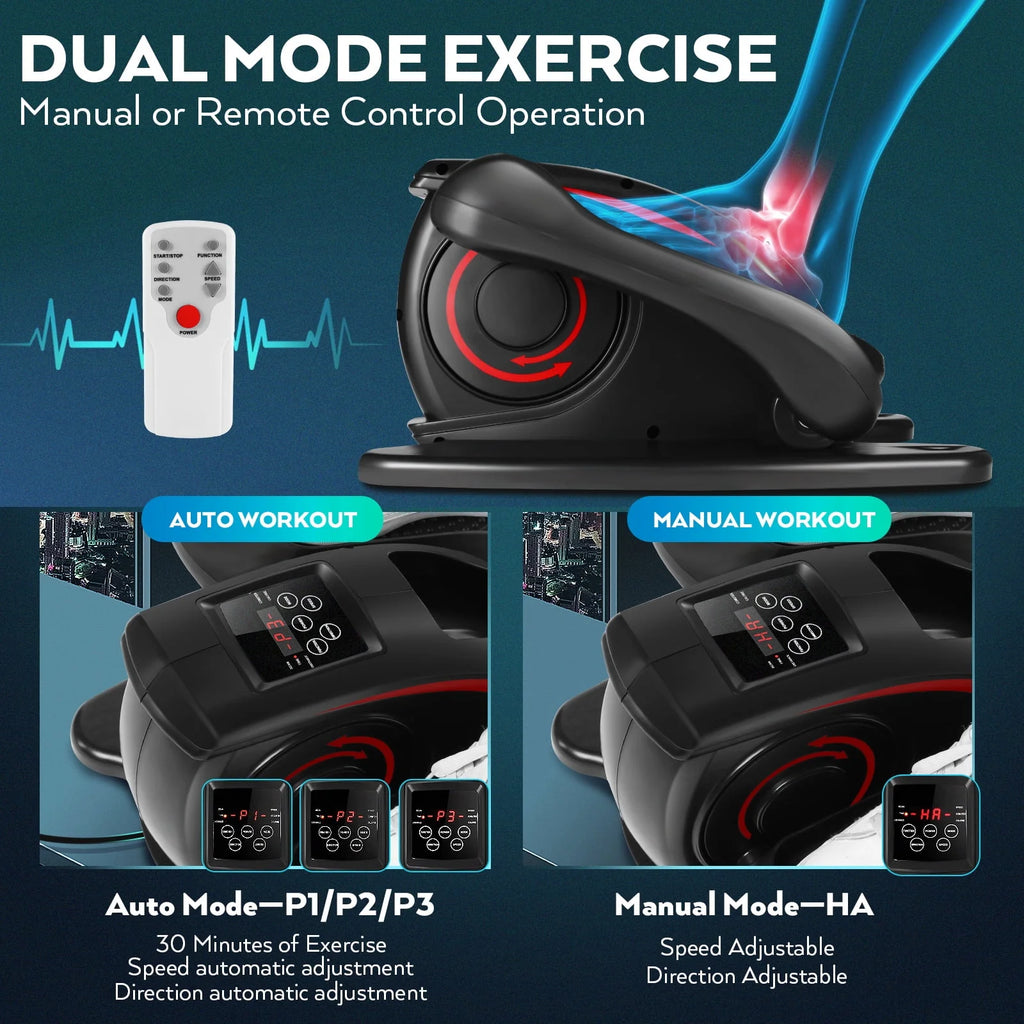 Under Desk Elliptical Machine with LCD Monitor B55264