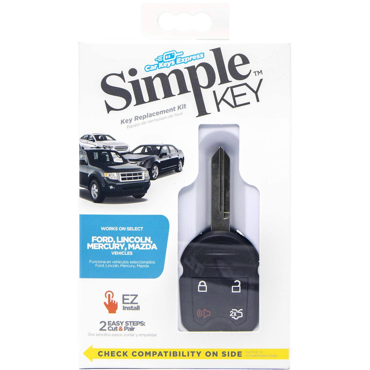Simple Key 4 Button Edge for Ford G158179