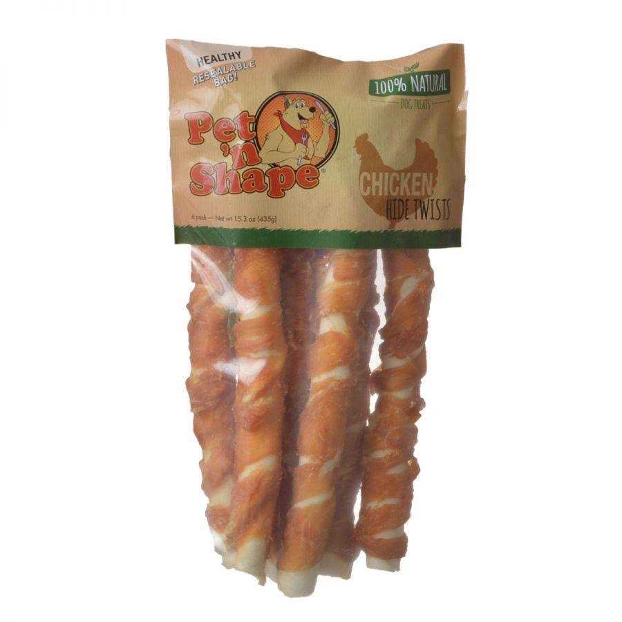 Chicken Hide Twists Dog Treats B97796