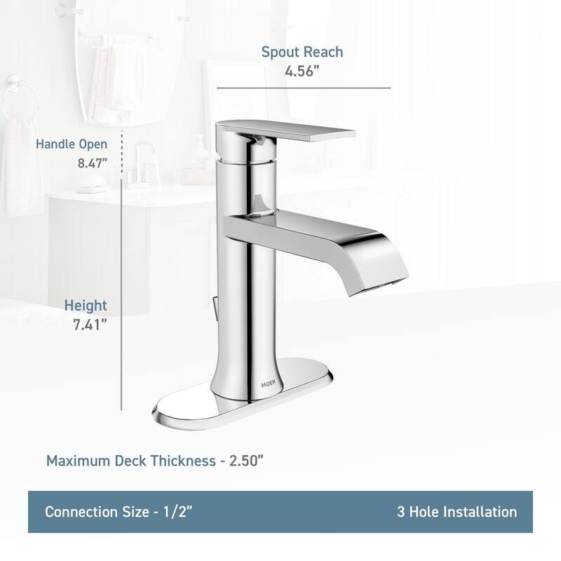 Single Handle Single Hole Bathroom Faucet in Bronzed Gold J52206