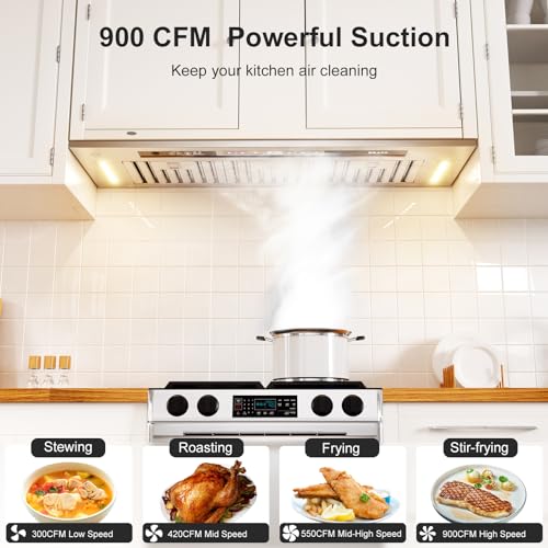900 CFM Voice Control Kitchen Range Hood B275