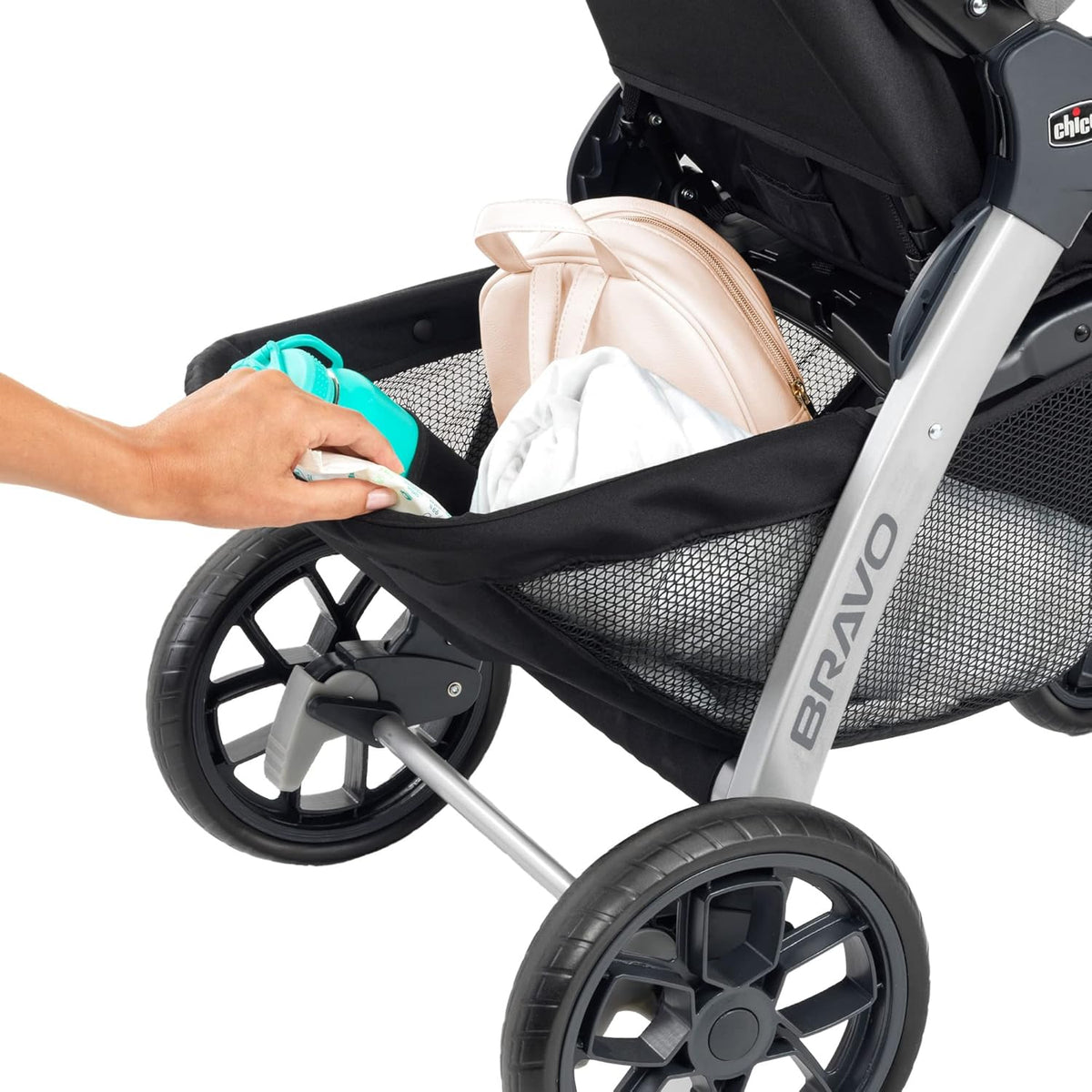3-in-1 Travel System Stroller with Infant Car Seat and Base, Camden/Black & Grey J476682