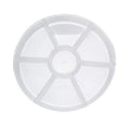Clear Plastic 7-Compartment Tray - 12/Case X2003