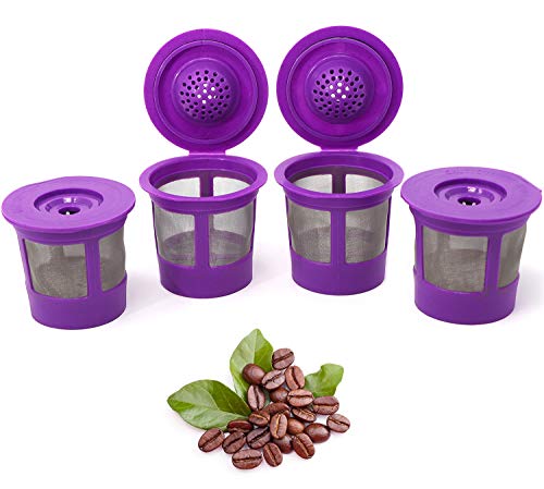 4 Pack Reusable K Cups Coffee Filter Pod for Keurig U960