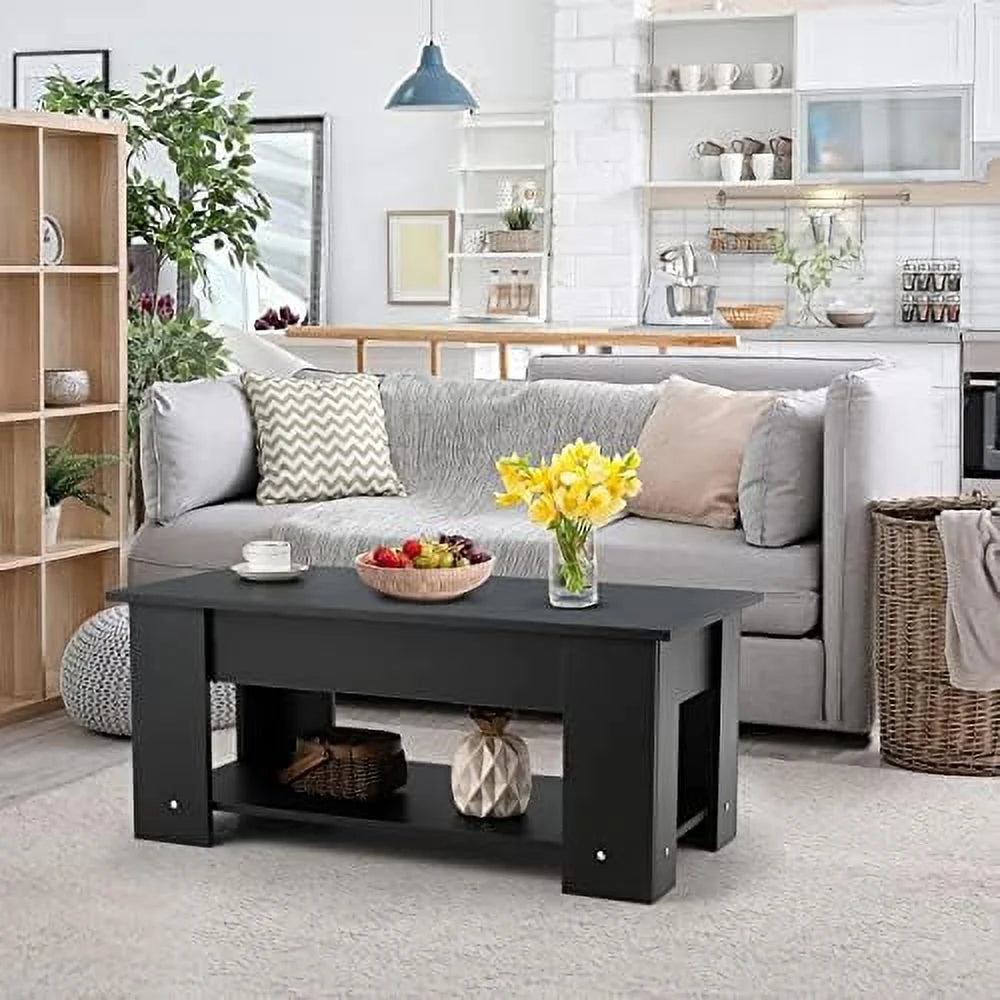 Lift Top Coffee Table with Hidden Compartment R931
