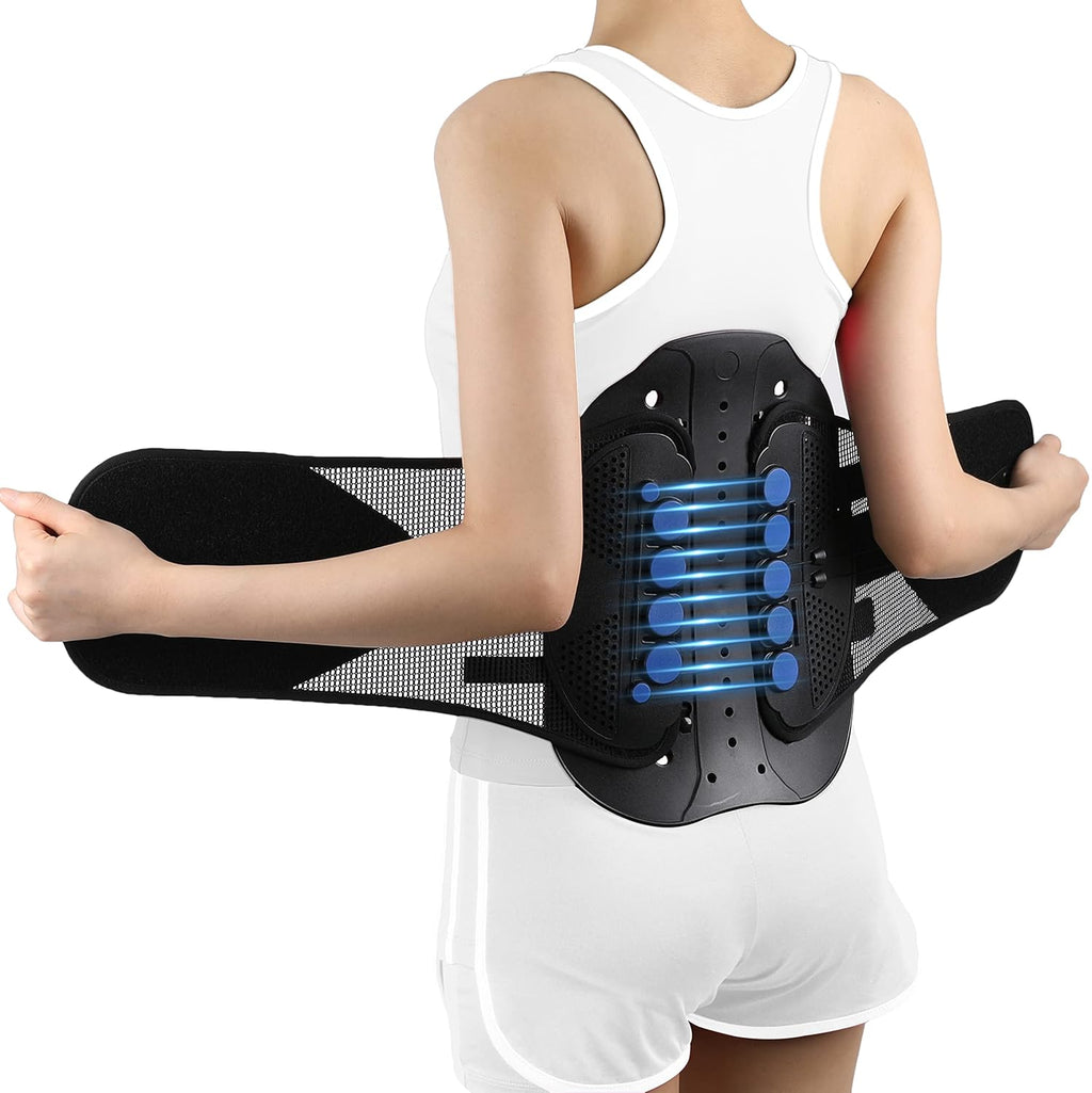 Lumbar Lower Back Brace LSO Support Waist Sacral Orthosis (X-Large) B30467