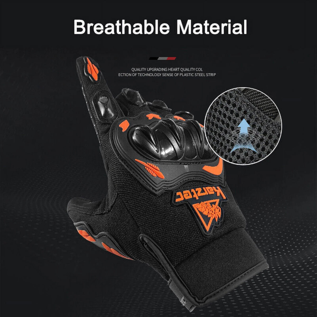 4 Color Motorcycle Racing Full Finger Touch Screen Gloves Z104315