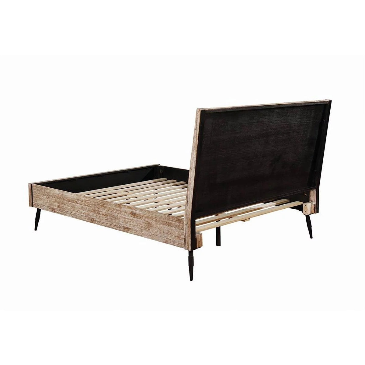 4-piece Brown Wood Eastern King Bedroom Set C918087