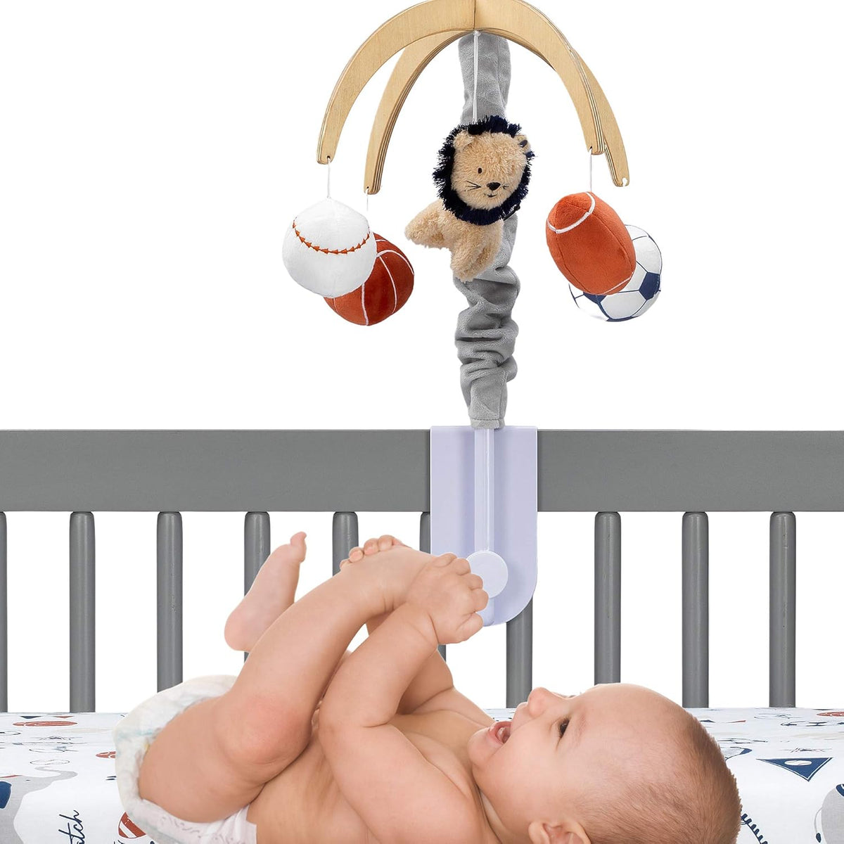Musical Baby Crib Mobile Soother Toy W369868