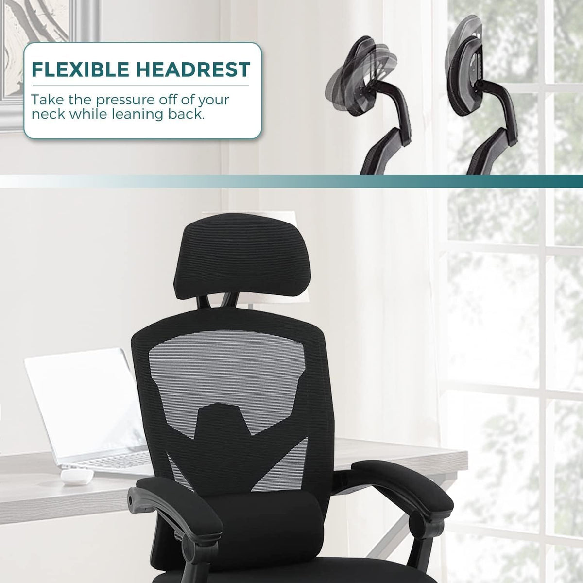 Ergonomic High Back Mesh Office Chair with Lumbar Support I7411