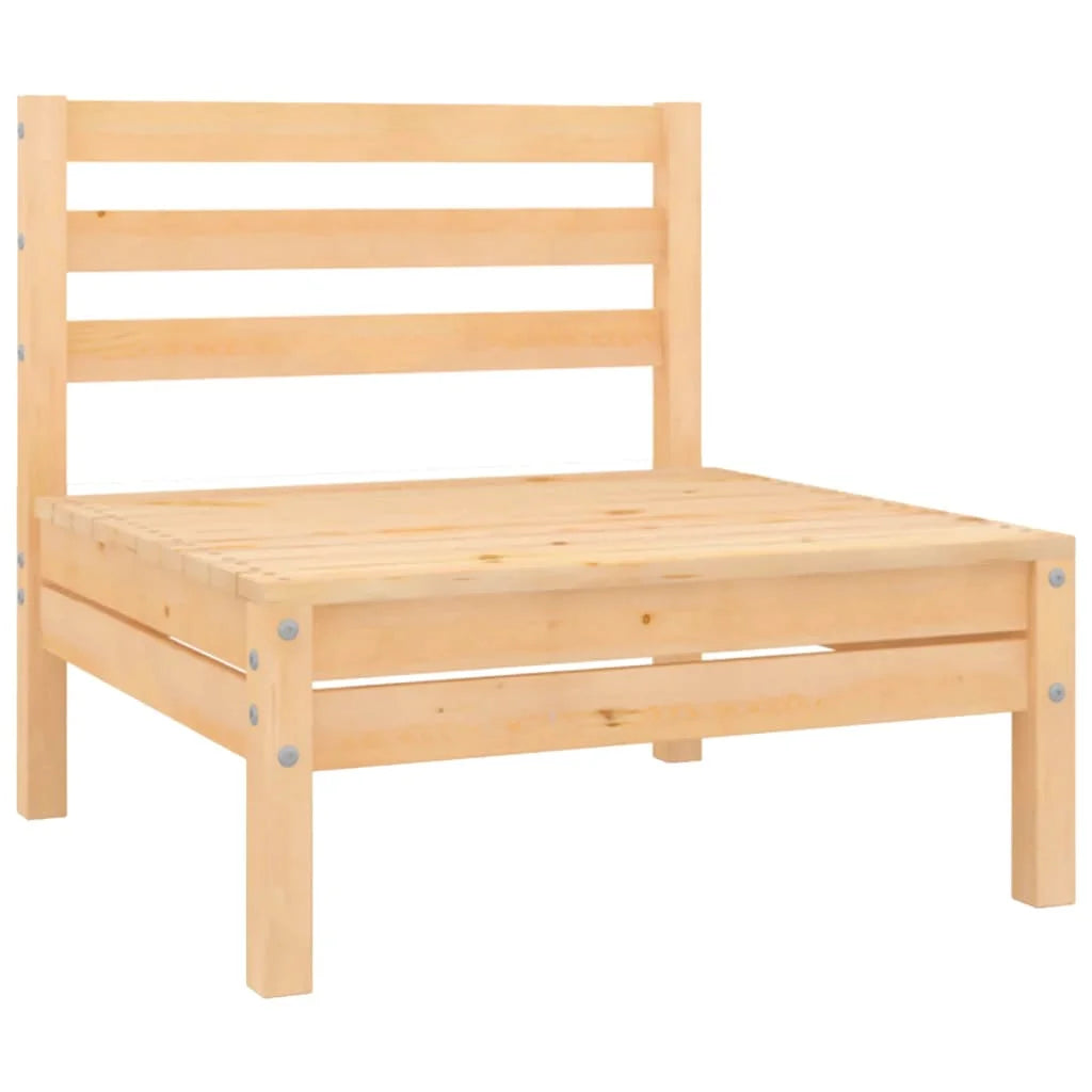 Solid Wood Pine Patio Sofas 2 pcs A132