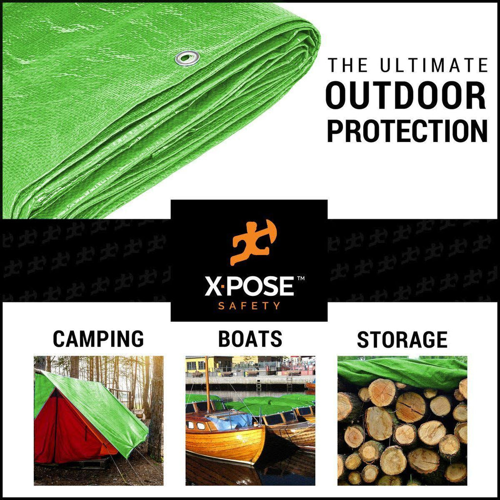 Green Poly Tarps - Case of 40 G6443