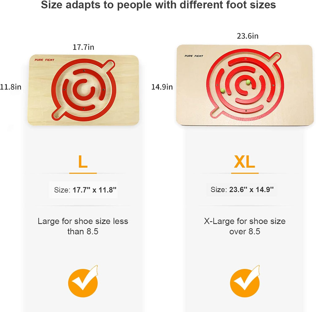 Maze Balance Board Wooden X-Large O907140