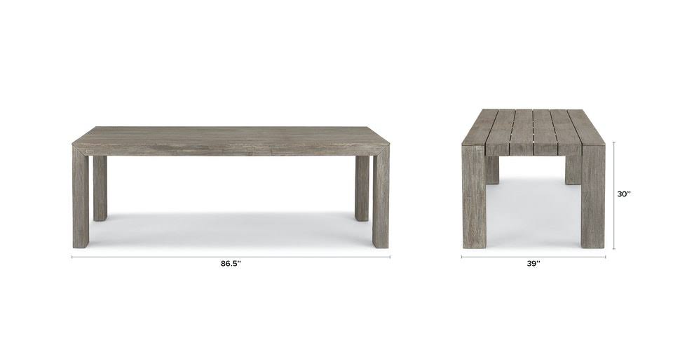 Solid Acacia Outdoor Dining Table A519434