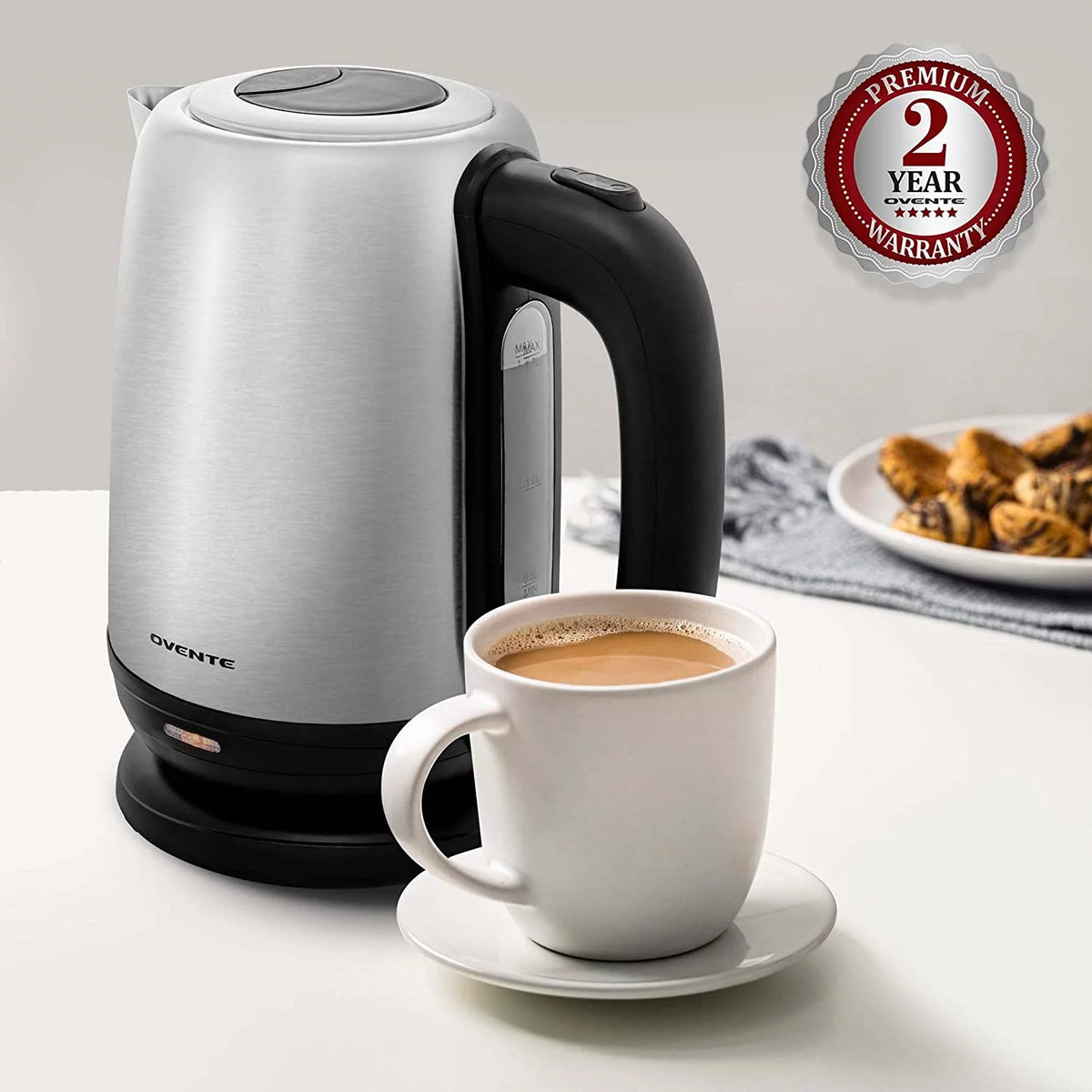 Electric Stainless Steel Kettle 1.7 Liter M3615