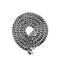 14K White Gold 6mm Solid Miami Cuban Link Chain Necklace (18") B94511