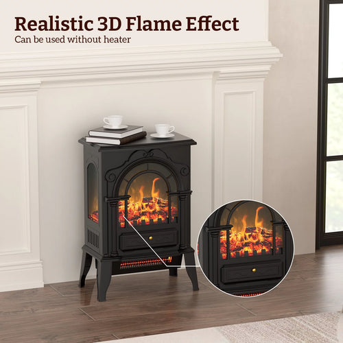 16" Infrared Electric Fireplace Heater U668