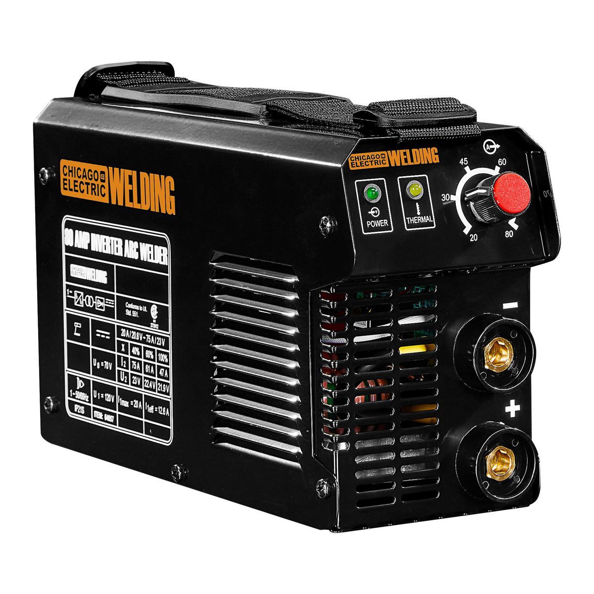80 Amp Inverter Arc Welder U964453