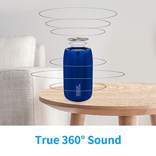 Bluetooth Speaker, Small Portable Speaker, Waterproof, Wireless, Bass, HD Sound, 24H Playtime V17095