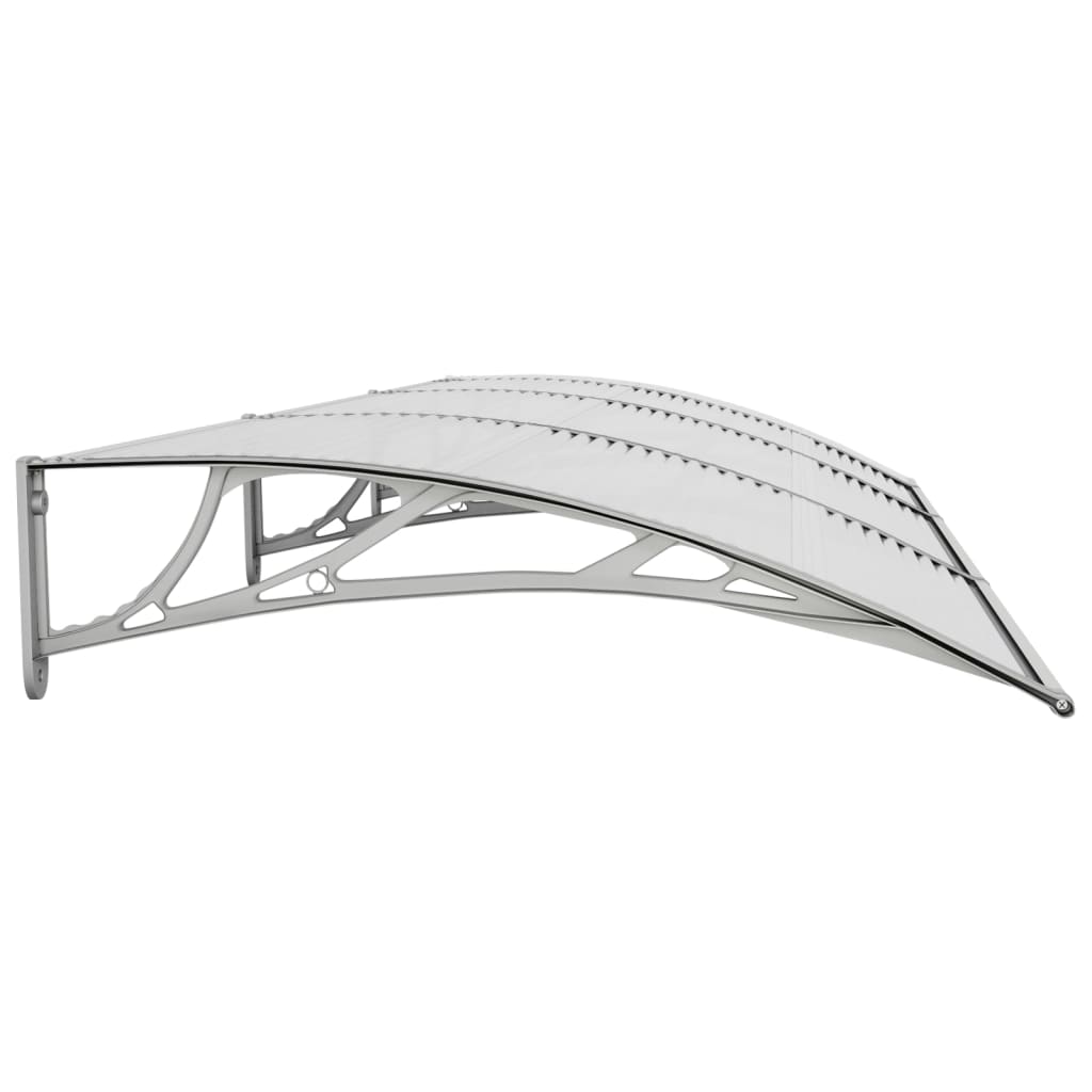 Gray Polycarbonate Door Canopy I644