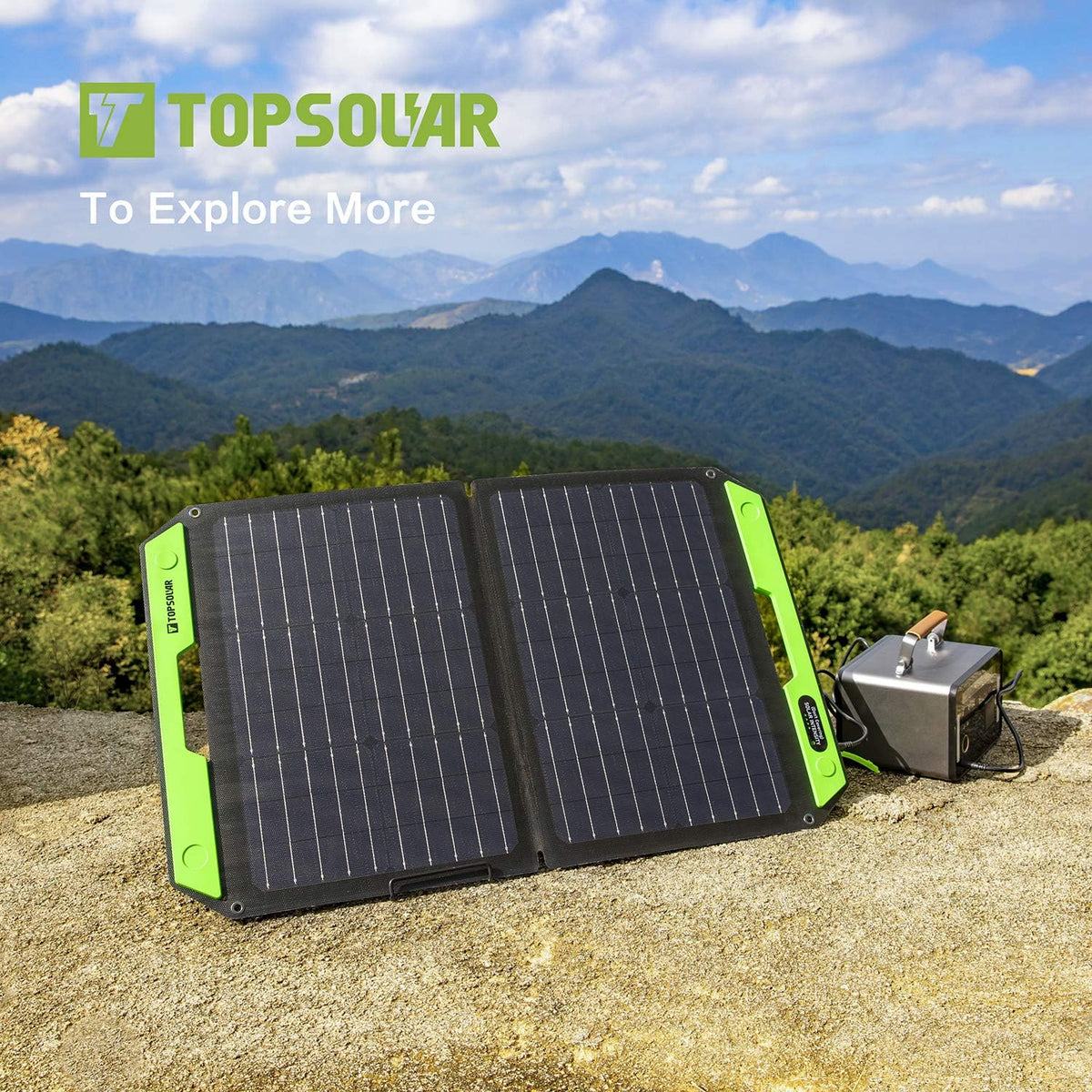 60W Foldable Portable Solar Panel Charger Kit with Dual USB Ports X9745