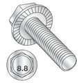 M6-1.0 x 20 mm Hex Flange Screws Serrated Grade 8.8 Zinc DIN6921 J448