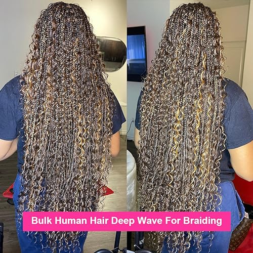 100g 100% Unprocessed Brazilian Virgin Curly Braiding Human Hair Extensions J2309