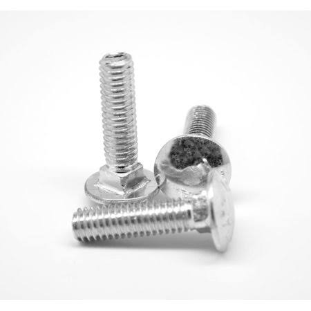 M10 x 1.50 x 80 mm Coarse Thread Carriage Bolt Low Carbon Steel Zinc Plated Pk 25 E867