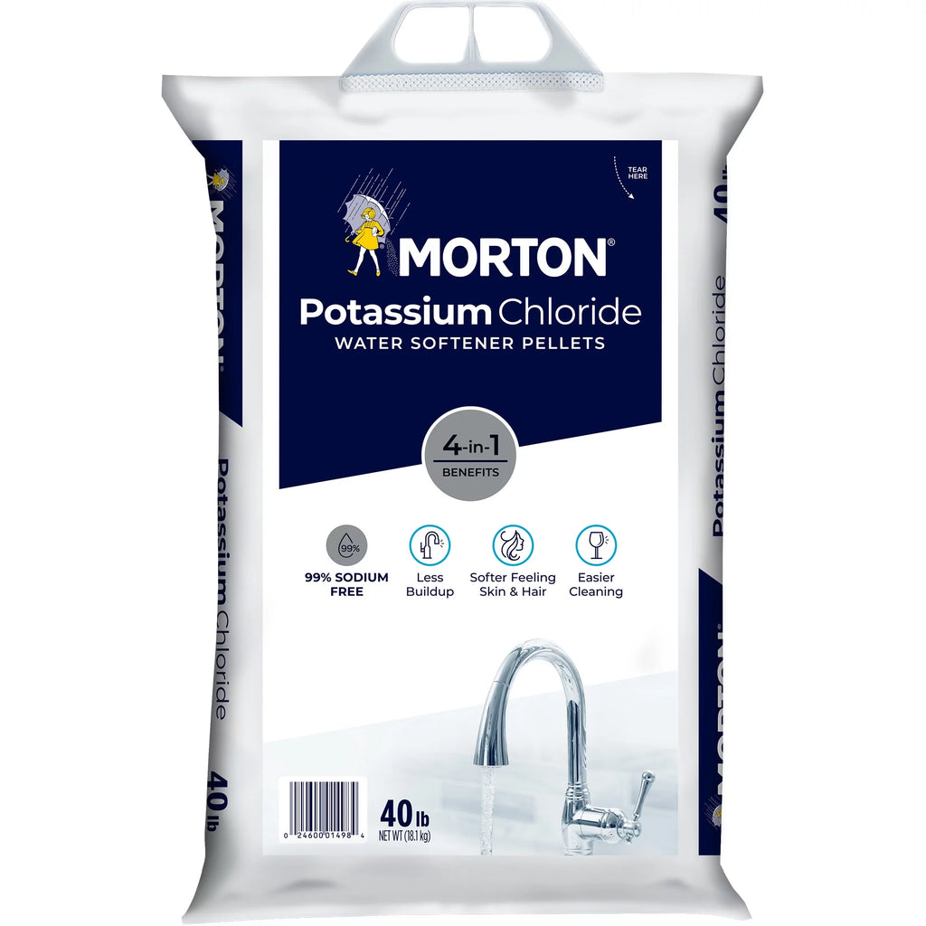 Potassium Chloride Water Softener Salt Pellets, 40 lb. Bag C3932