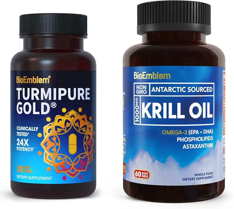 Krill Oil Supplement Turmeric Curcumin S976
