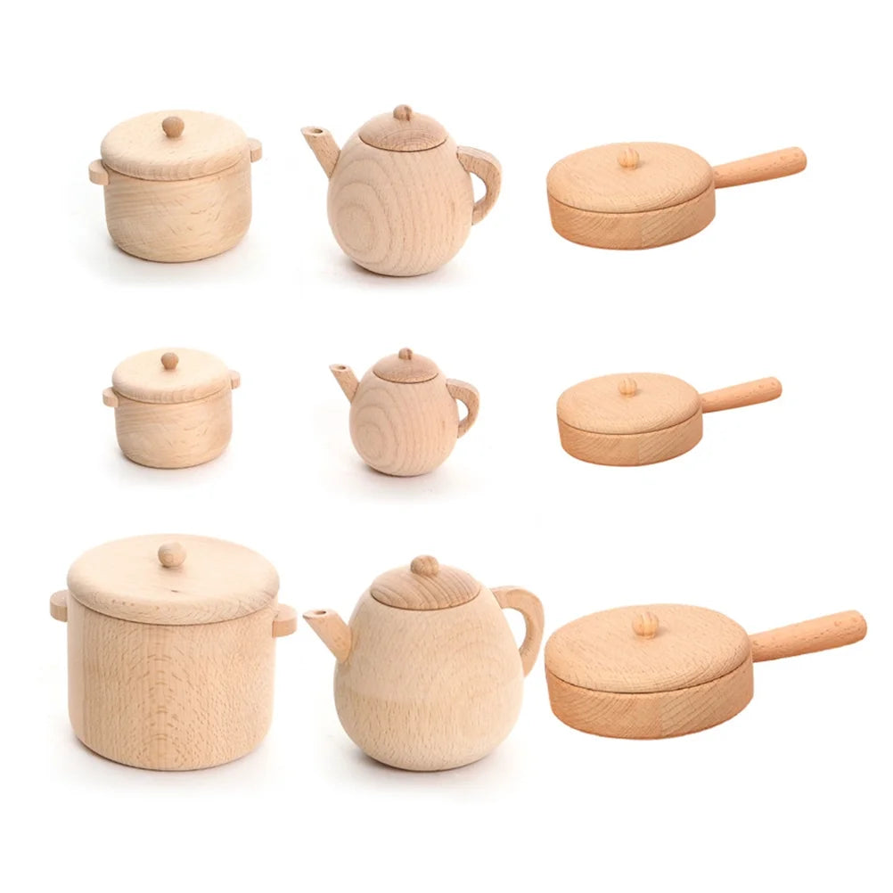 Wooden Kitchen Play Set Q326642