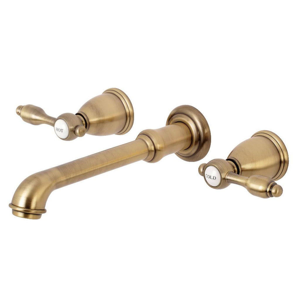 2-Handle Wall Mount Roman Tub Faucet, Oil Rubbed Bronze D101