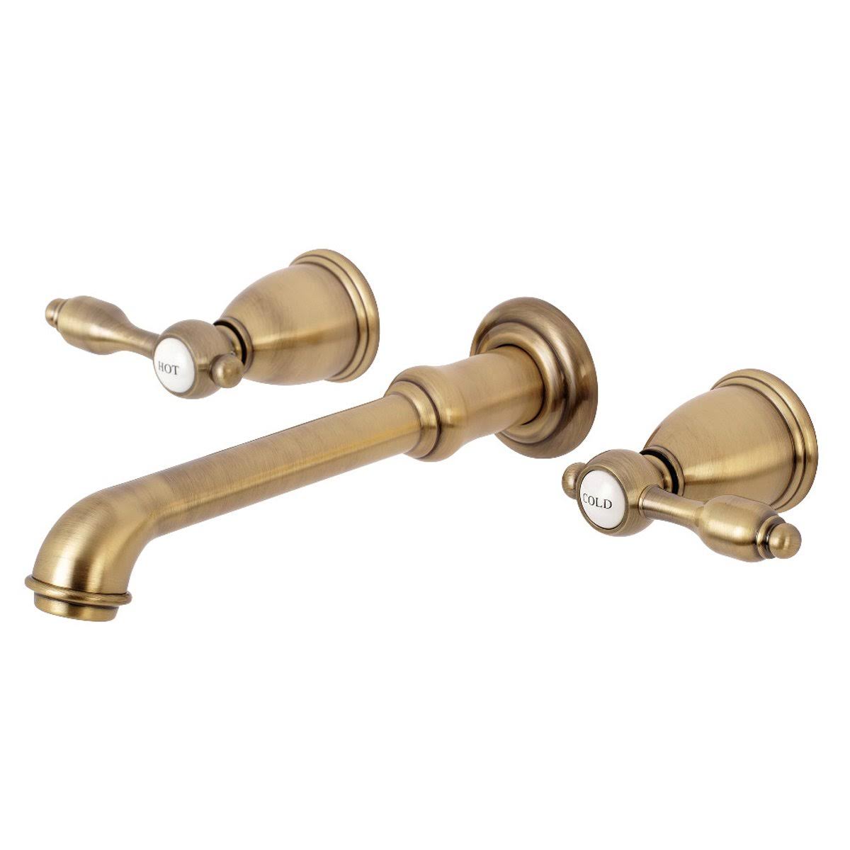2-Handle Wall Mount Roman Tub Faucet, Oil Rubbed Bronze D101