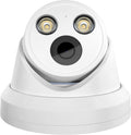 5MP Outdoor PoE IP Dome Camera with Full Color Night Vision P1333